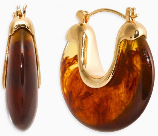 Серьги большие «Стиль. Подкова»