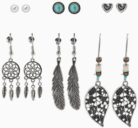 Набор серег «Хиппи»