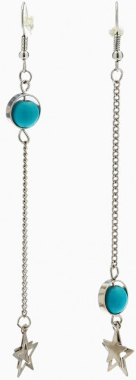 Серьги под натуральный камень «Звёзды»