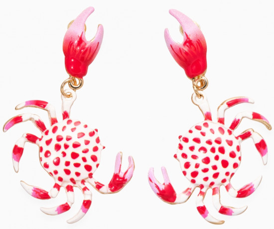 Серьги «Краб»