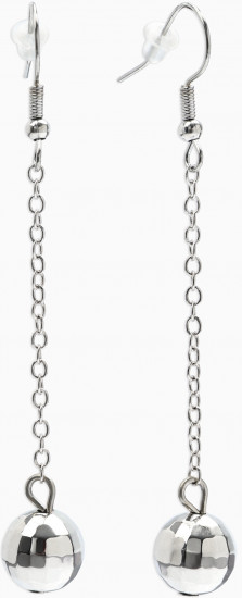 Серьги висячие «Диско-шар»