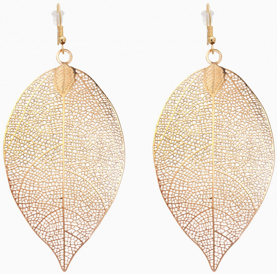 Серьги «Лист липы»