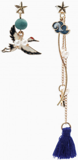 Серьги с жемчугом «Япония»