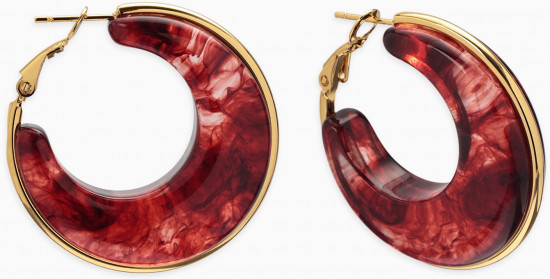 Серьги-кольца «Тренд»