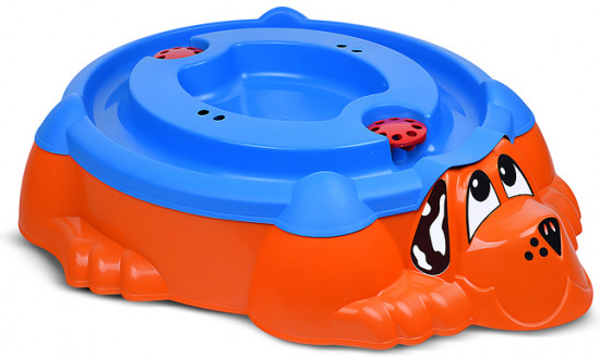 Песочница с крышкой «Собачка»