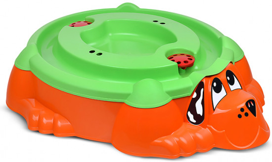 Песочница с крышкой «Собачка»