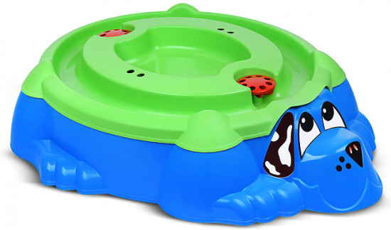 Песочница с крышкой «Собачка»