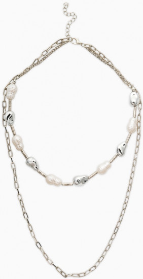 Колье цепочка «Жемчуг барокко»