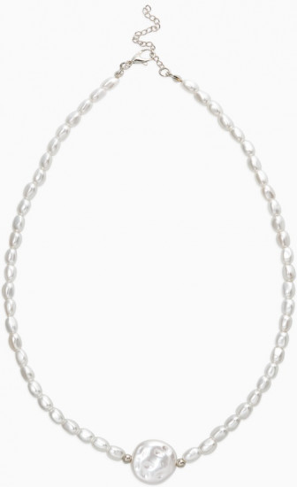 Колье из бусин «Жемчуг барокко»