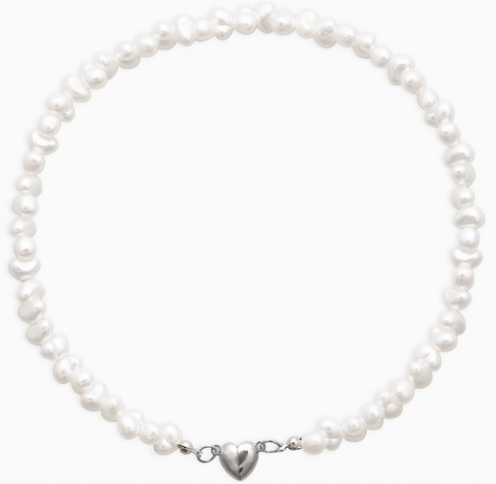 Колье жемчужное «Сердце»