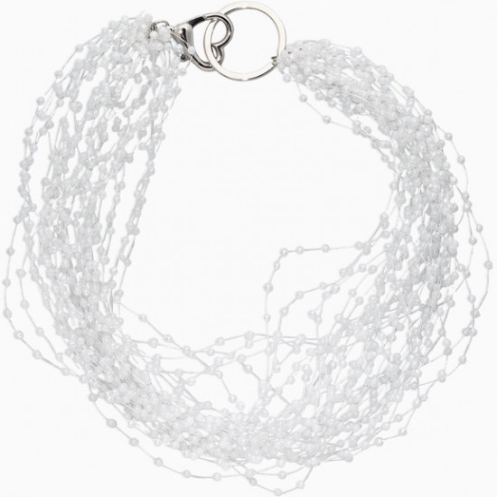 Чокер на леске многослойный «Жемчужная богема»