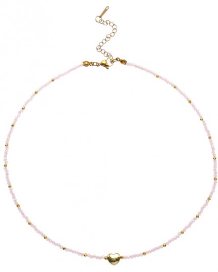 Чокер бисерный «Сердце»