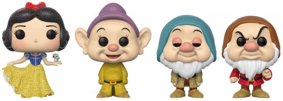 Набор фигурок «White Snow, Dopey, Sleepy, Grumpy»