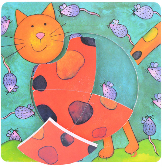 Пазл-вкладыш «Котенок»