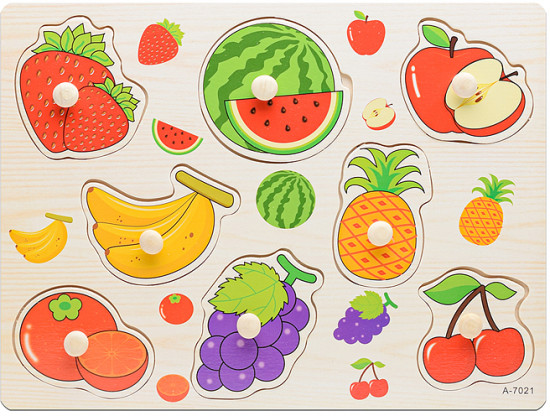 Пазл-вкладыш «Фрукты-Ягоды»