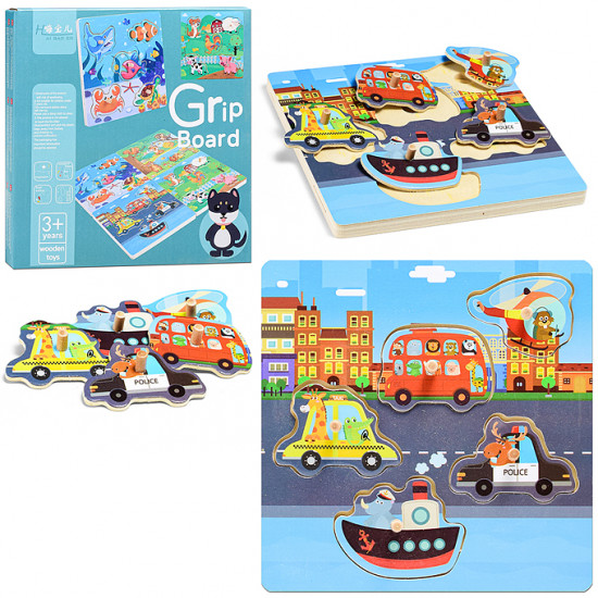 Пазл-вкладыш «Город у моря»