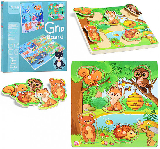 Пазл-вкладыш «Лесная сказка»