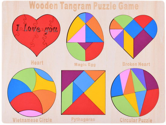 Пазл-вкладыш «Многофигурный»