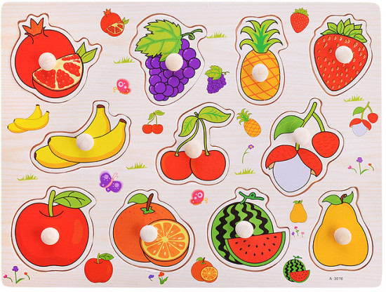 Пазл-вкладыш «Фруктовая фантазия»