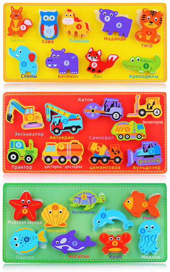 Пазл-вкладыш «Ассорти»