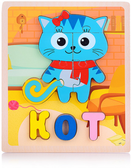 Пазл-вкладыш «Кот»