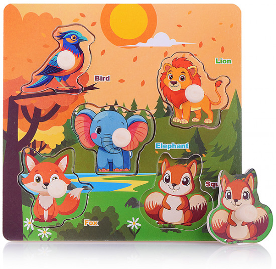 Пазл-вкладыш «Животные»