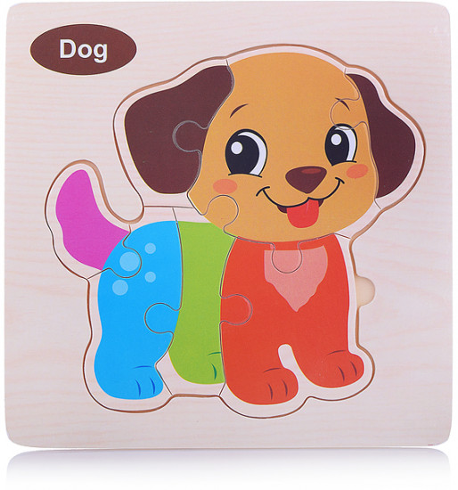 Пазл-вкладыш «Веселый щенок»