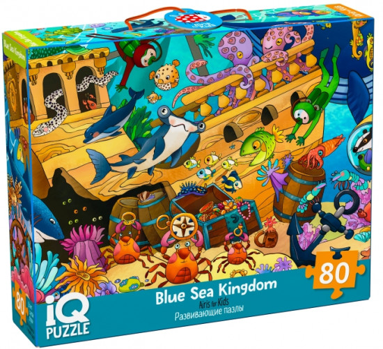 IQ-пазл с развивающей игрой «Царство синего моря»