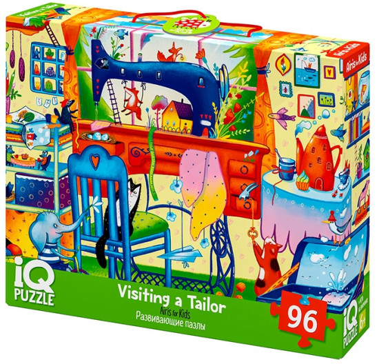 IQ-пазл с развивающей игрой «В гостях у портного. Visiting a Tailor»