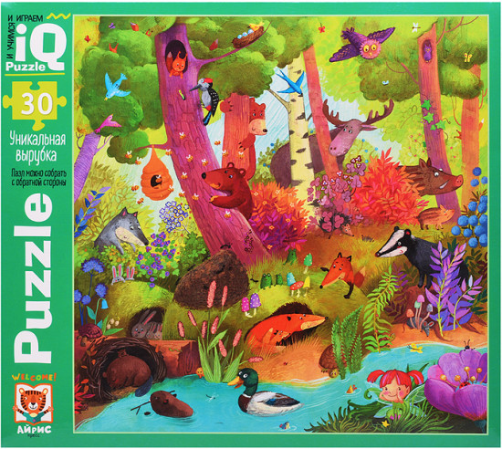 IQ-пазл «Прятки в лесу»