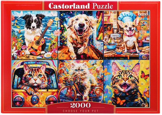 Пазл «Выбери своего питомца»