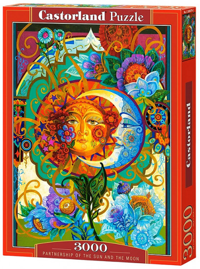 Пазл «Встреча солнца и луны»