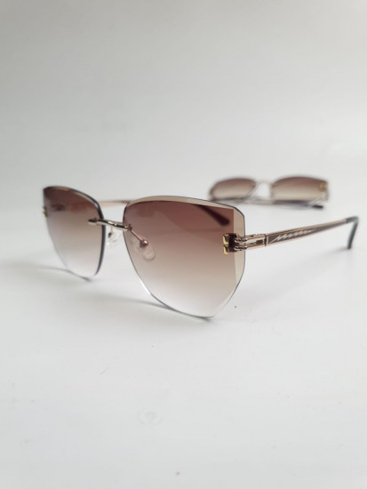 Очки солнцезащитные без оправы