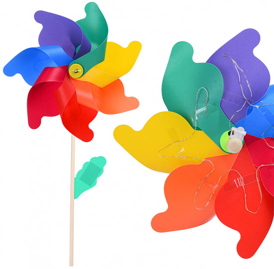 Ветерок «Цветной светящийся вьюнок»