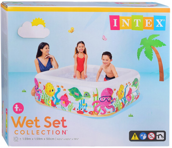 Бассейн надувной «Аквариум»