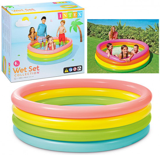 Бассейн надувной «Радуга»