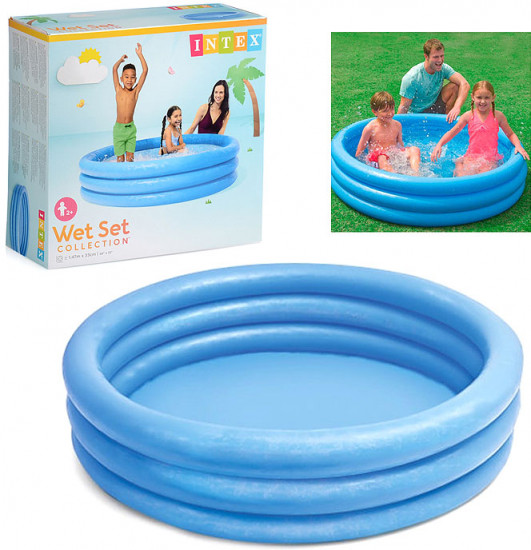 Бассейн надувной «Кристалл»