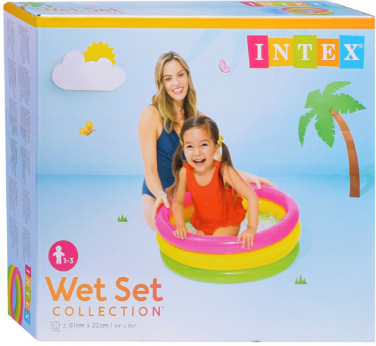 Бассейн надувной «Радуга»