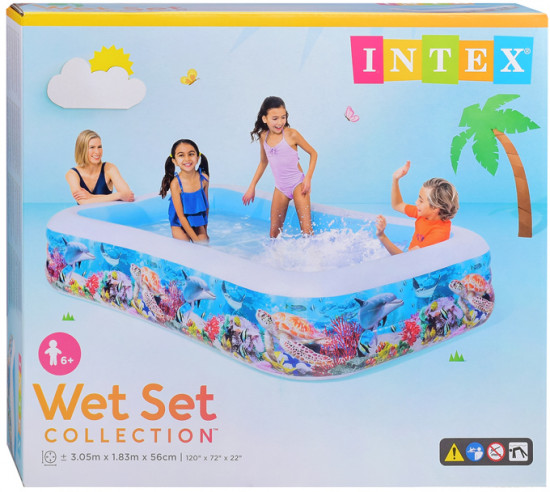 Бассейн надувной «Морское дно»