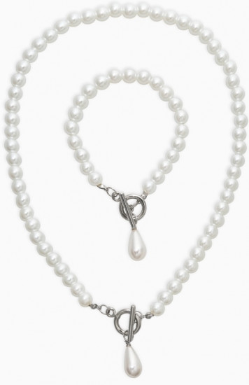 Комплект украшений «Жемчуг. Капелька»