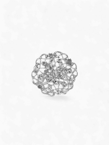 Кольцо для платка «Цветы Ажур»