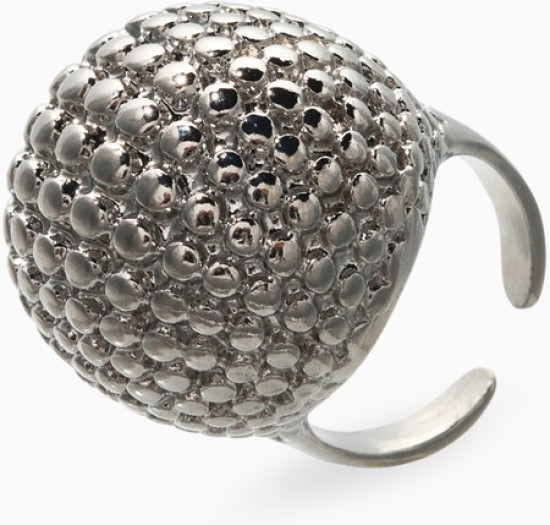 Кольцо металл «Шар сетка»