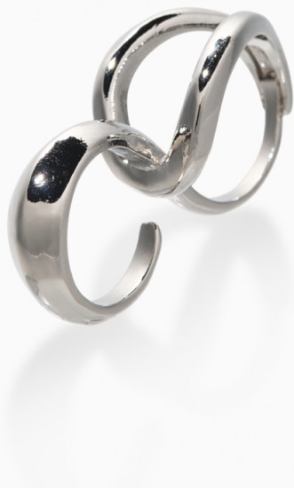 Кольцо на два пальца «Узел»