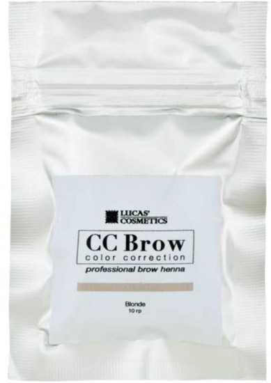Хна для бровей в саше CC Brow Blond