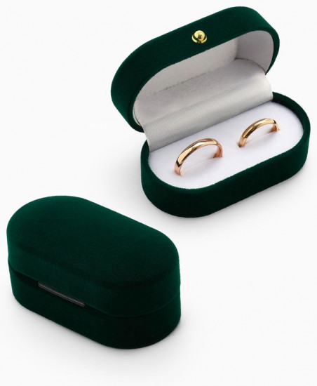 Футляр бархатный под серьги/ кольца/запонки