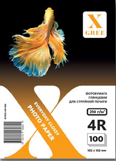 Фотобумага глянцевая X-Gree Everyday E7210-4R-100
