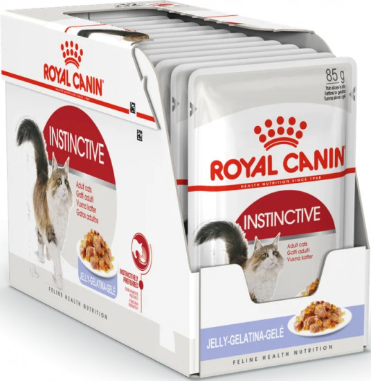 Набор паучей для кошек «Instinctive Jelly. Кусочки в желе»