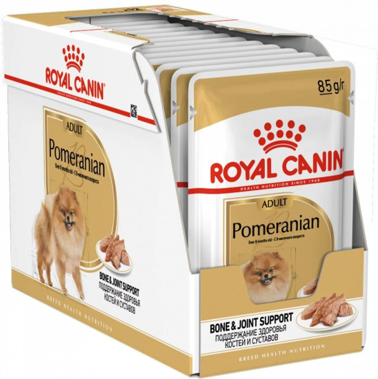 Набор паучей для взрослых собак породы померанский шпиц «Pomeranian Adult. Паштет»