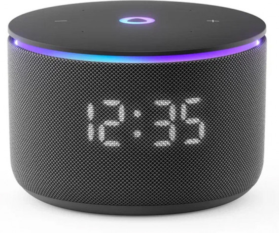 Колонка Станция Мини 3 Про с часами (YNDX-00059BLK)