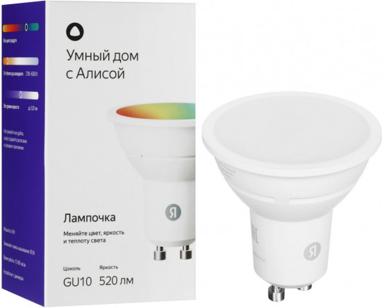 Умная лампочка GU10 (YNDX-00559)